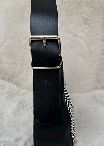 Taş Detaylı Baget Çanta - Görsel 3