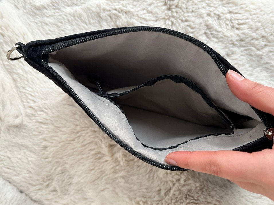 Taş detaylı şık portföy çanta - Görsel 3