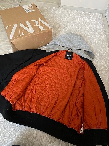 xs Beden zara oversize bomber ceket
