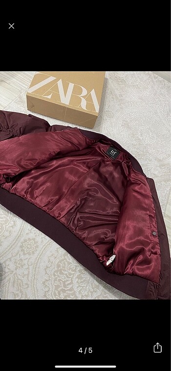 m Beden bordo Renk zara bomber ceket