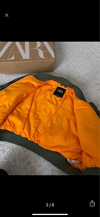 Zara zara haki bomber ceket