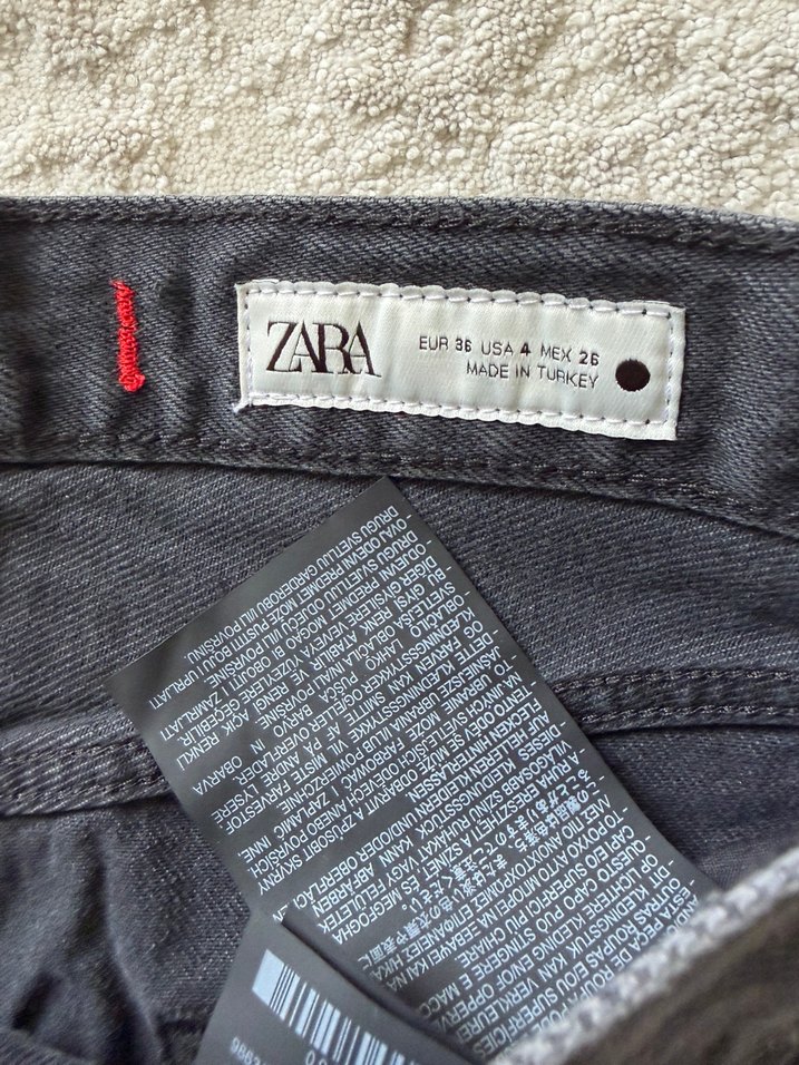zara straight fit jean - Görsel 3