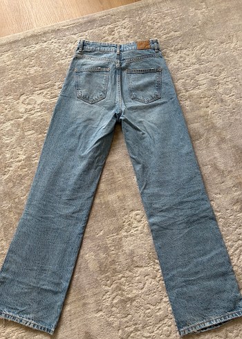 Zara Kadın Denim Midi Kot Pantolon - Görsel 4