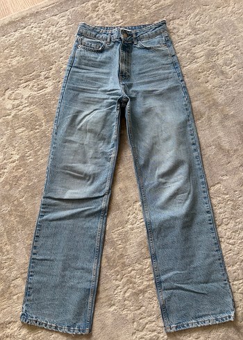 Zara Kadın Denim Midi Kot Pantolon - Görsel 2