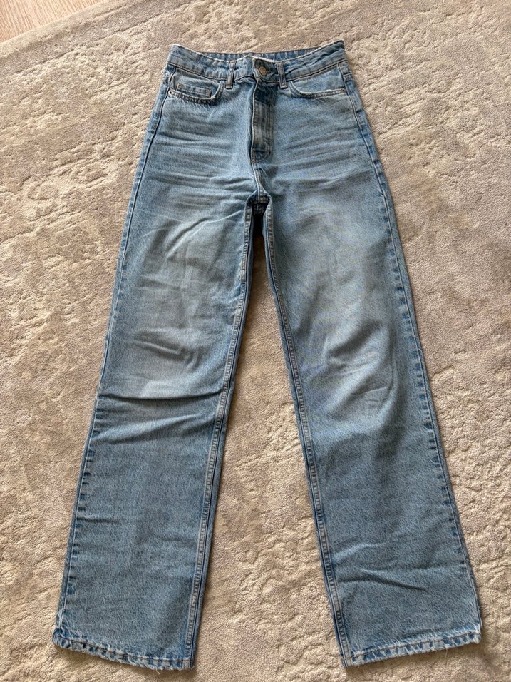 Zara Kadın Denim Midi Kot Pantolon - Görsel 2