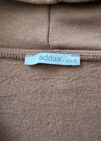 Kahverengi Kapüşonlu Fermuarlı Sweatshirt - Görsel 3