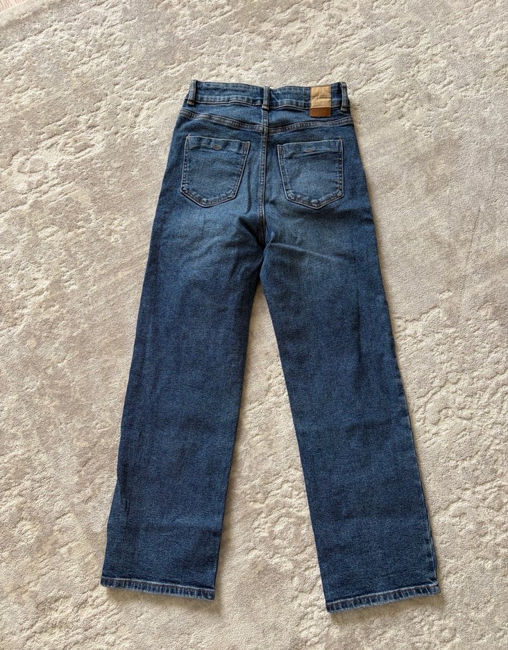 zara straight jean - Görsel 4