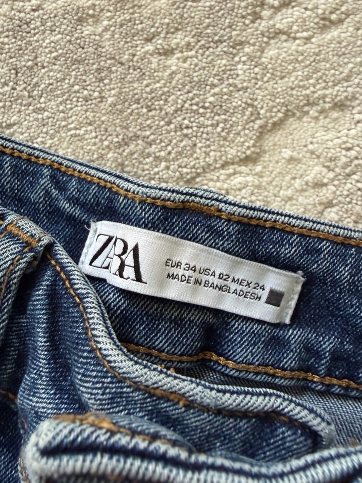 zara straight jean - Görsel 3