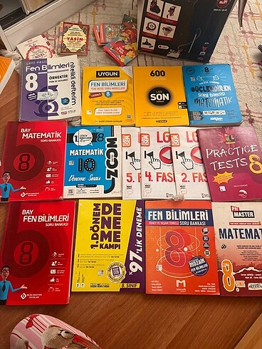 8.sınıf test kitapları