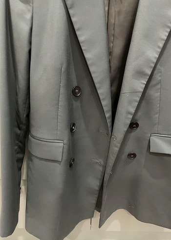 Mint yeşili Kadın  Blazer takım elbise - Görsel 2