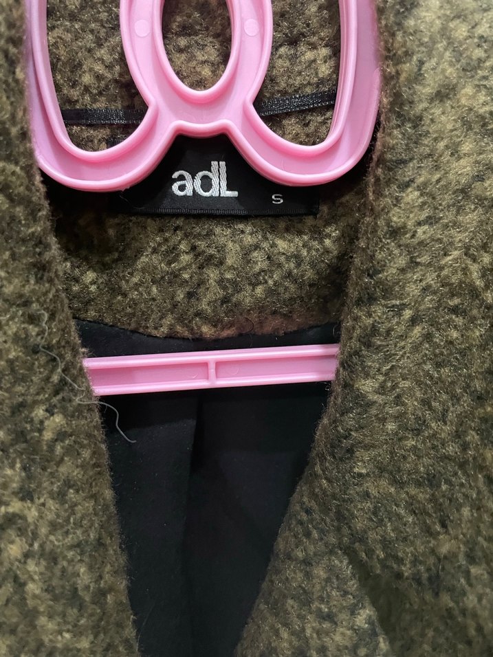 Adl Kahverengi Düğmeli Kadın Kaban - Görsel 3