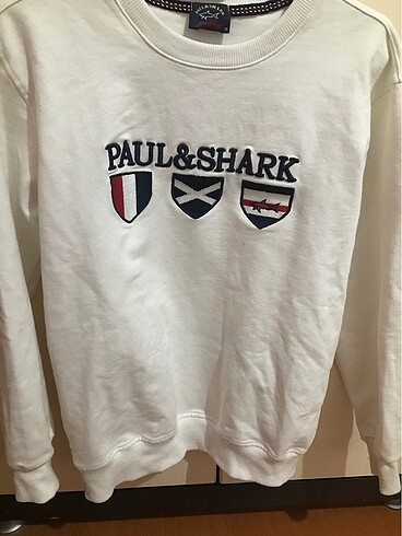 paul&shark beyaz sweat