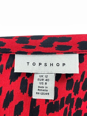 40 Beden kırmızı Renk Topshop Uzun Elbise %70 İndirimli.