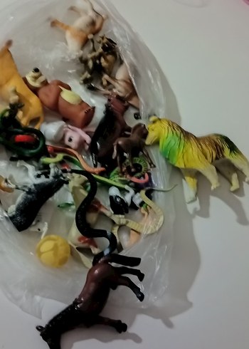 Renkli Mini Hayvan ve Yılan Figürleri - Görsel 3