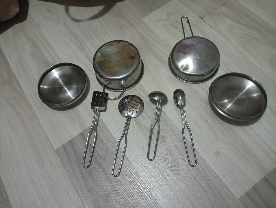 Gri Metal Mutfak Aksesuarları Seti - Görsel 5