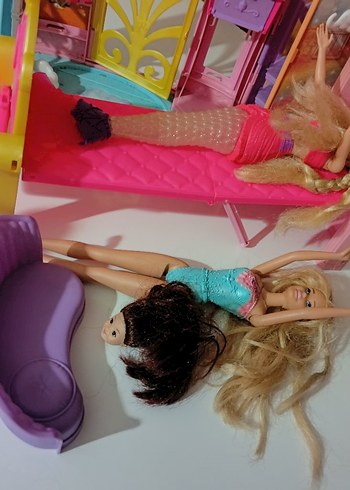 barbie bebek evi set - Görsel 3