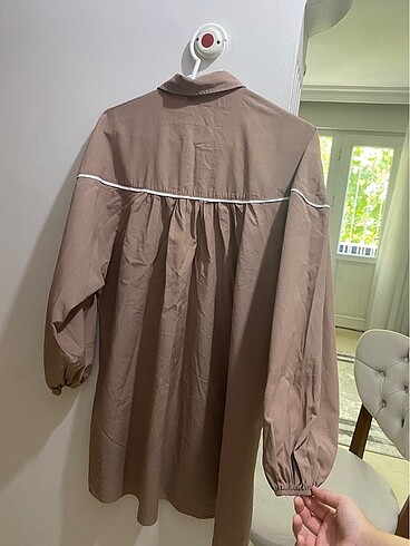 Balonkol oversize gömlek.camel rengi