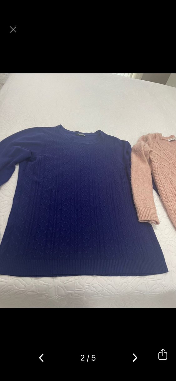 Kadın triko kazak - Görsel 2