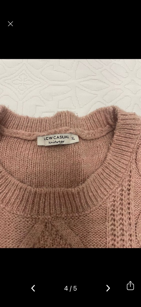 Kadın triko kazak - Görsel 4