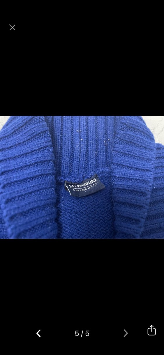 Erkek Çocuk Kırmızı Uzun Kollu sweat ve triko yelek - Görsel 4