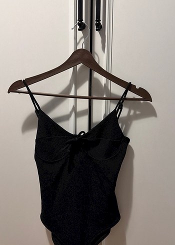 Siyah Minimalist Strappy Mayo - Görsel 2