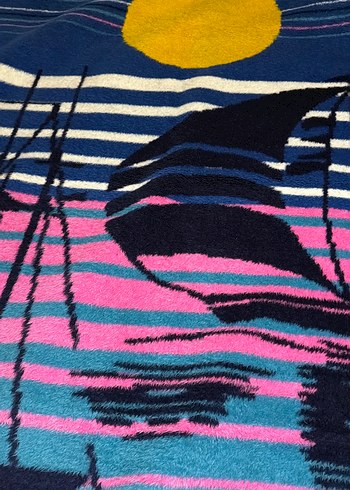 Renkli Batik Desenli battaniye - Görsel 2