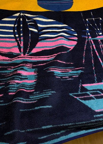 Renkli Batik Desenli battaniye - Görsel 3