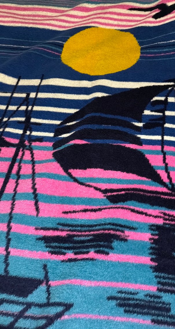 Renkli Batik Desenli battaniye - Görsel 2