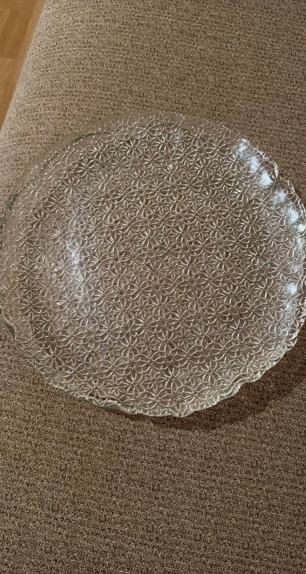 Şeffaf Cam Tabak Seti, Çağdaş Tasarım - Görsel 2