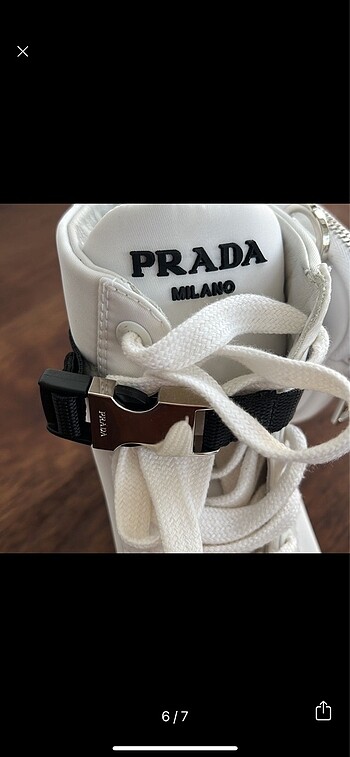 36 Beden beyaz Renk Prada sneaker