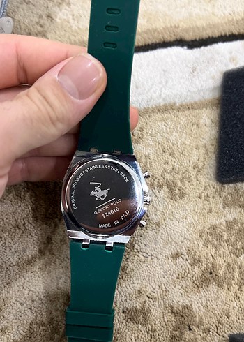 Yeşil Kordonlu Erkek Saat - Görsel 2