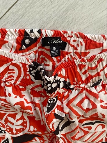 xs Beden çeşitli Renk Paça detaylı pantolon