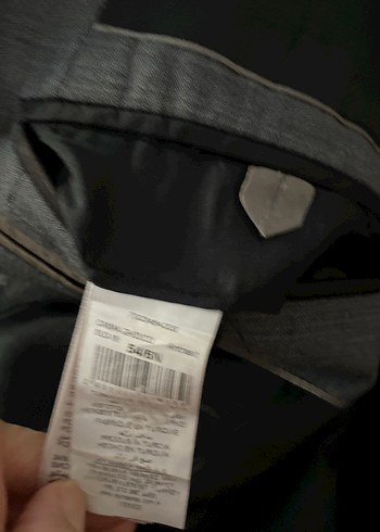 Düğmeli Gri Erkek Ceket, Normal Boy, Klasik Kesim - Görsel 4