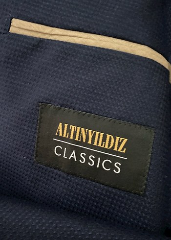 Düğmeli Klasik Lacivert Erkek Takım Elbise - Görsel 5