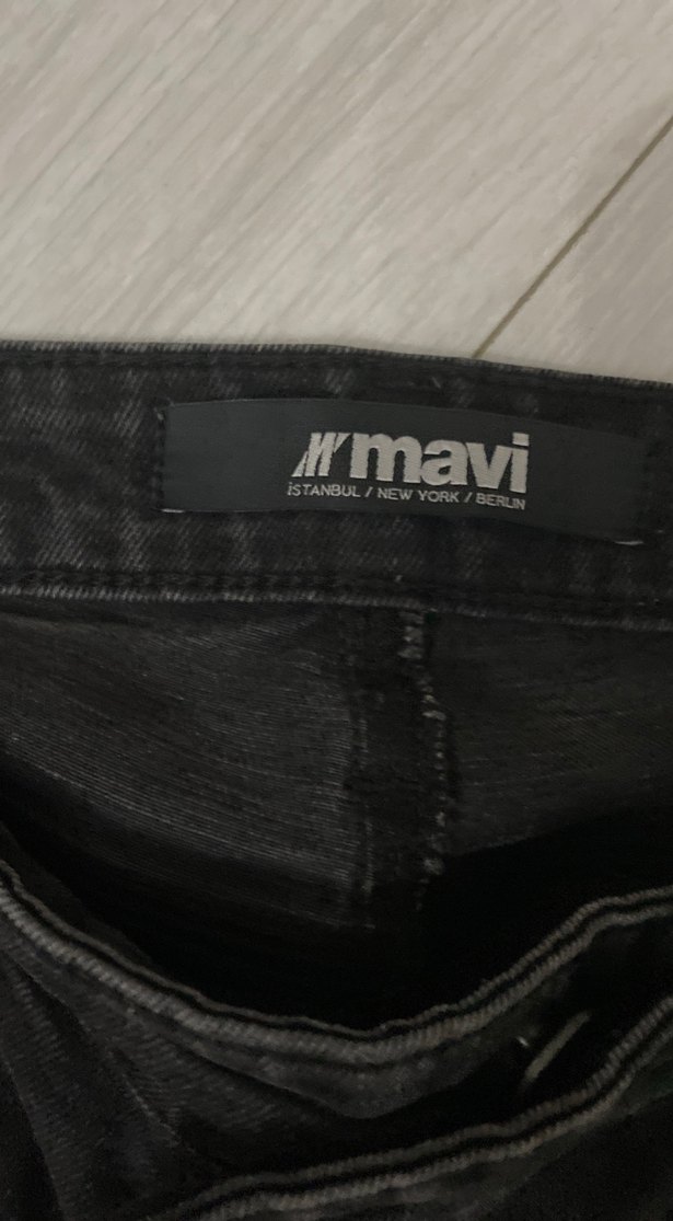 Erkek Siyah Regular Fit Denim Pantolon - Görsel 3