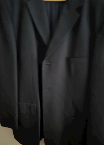 Erkek Siyah Düğmeli Ofis Takım Elbise - Görsel 2