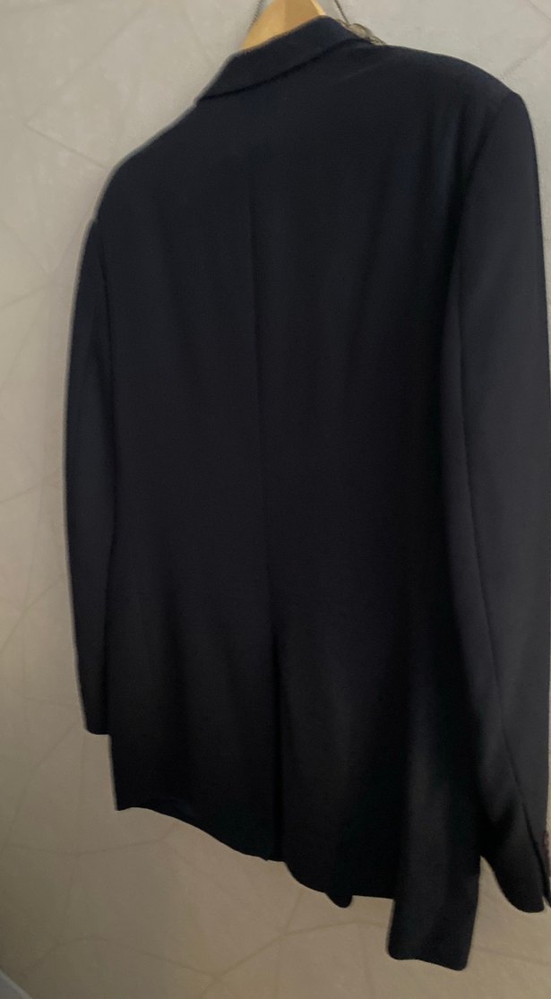 Erkek Siyah Düğmeli Ofis Takım Elbise - Görsel 4