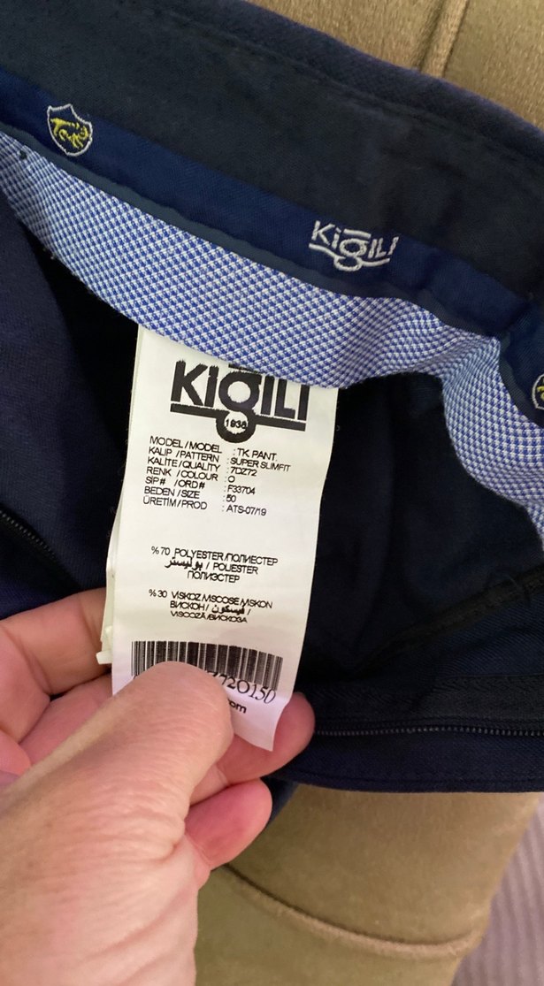 Lacivert Regular Fit Erkek Kumaş Pantolon - Görsel 3