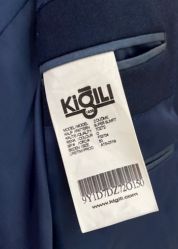 Klasik Lacivert Erkek Takım Elbise Ceket - Görsel 6