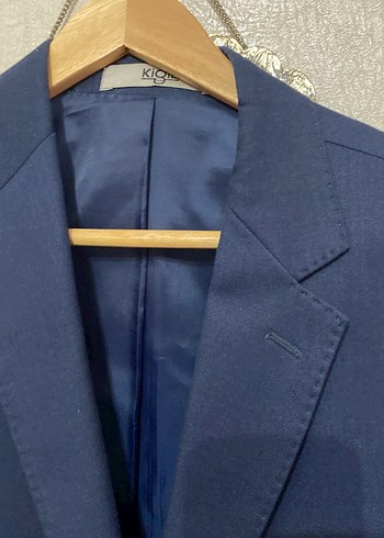 Klasik Lacivert Erkek Takım Elbise Ceket - Görsel 3