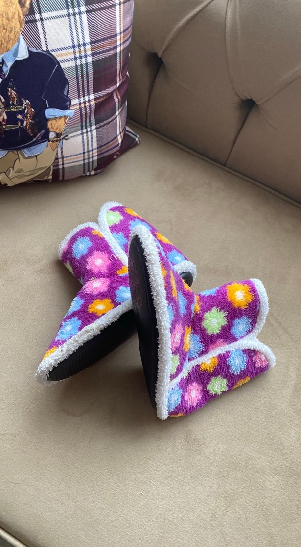 Renkli Bağlama Desenli  Ev Botu - Görsel 3