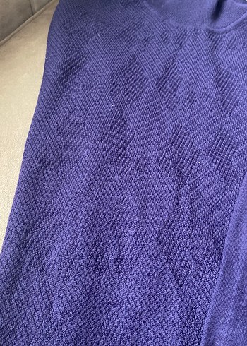 Erkek Mor Yün Balıkçı Yaka Triko Kazak - Görsel 3