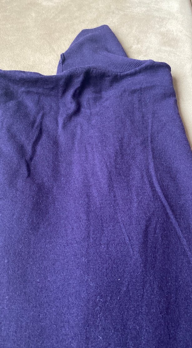 Erkek Mor Yün Balıkçı Yaka Triko Kazak - Görsel 5
