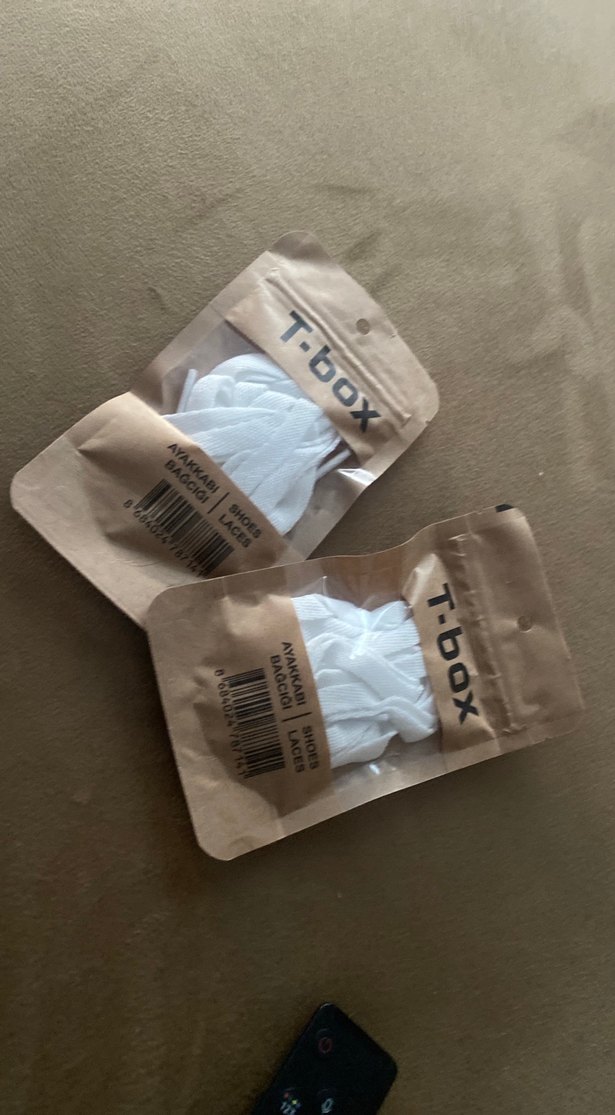 T-box Beyaz Ayakkabı Bağcığı - Görsel 3