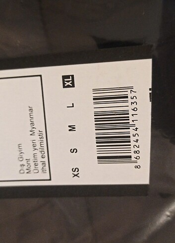 Mavi Jeans Orjinal MAVİ marka mont xl beden (siyah)