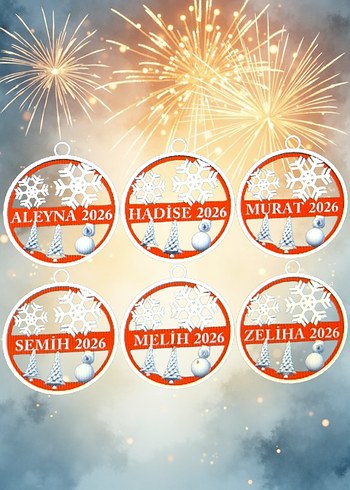 Kişiye Özel 2026 Yılbaşı Süsleri