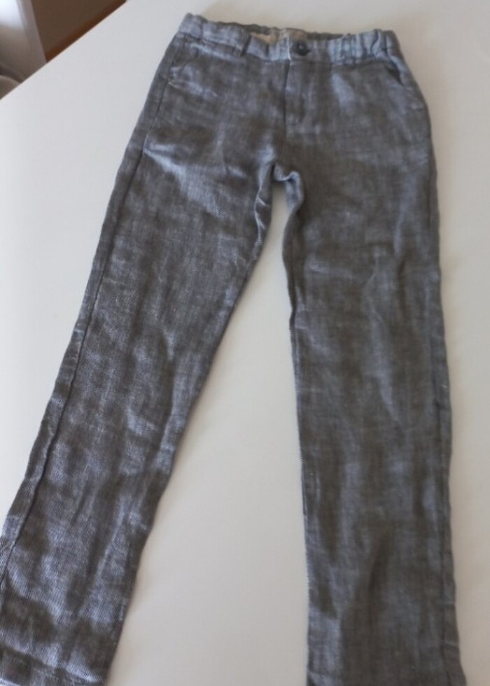 Keten pantolon - Görsel 3