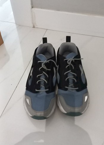 Gri Bağcıklı Erkek Spor Ayakkabı - Görsel 5