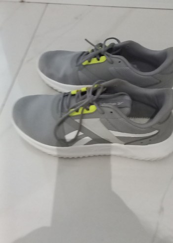 Gri Erkek Spor Ayakkabı Velcro Detaylı - Görsel 2