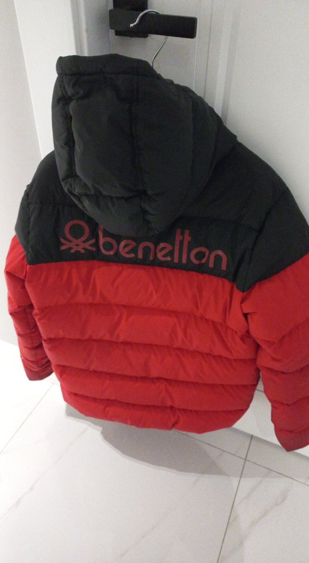 Erkek Çocuk Kırmızı Fermuarlı Mont kuş tüyü - Görsel 5